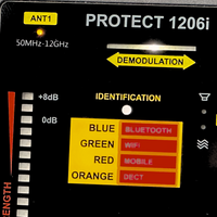 DD1206 Elite – Extended‑Range RF & Hidden Camera Detection Kit