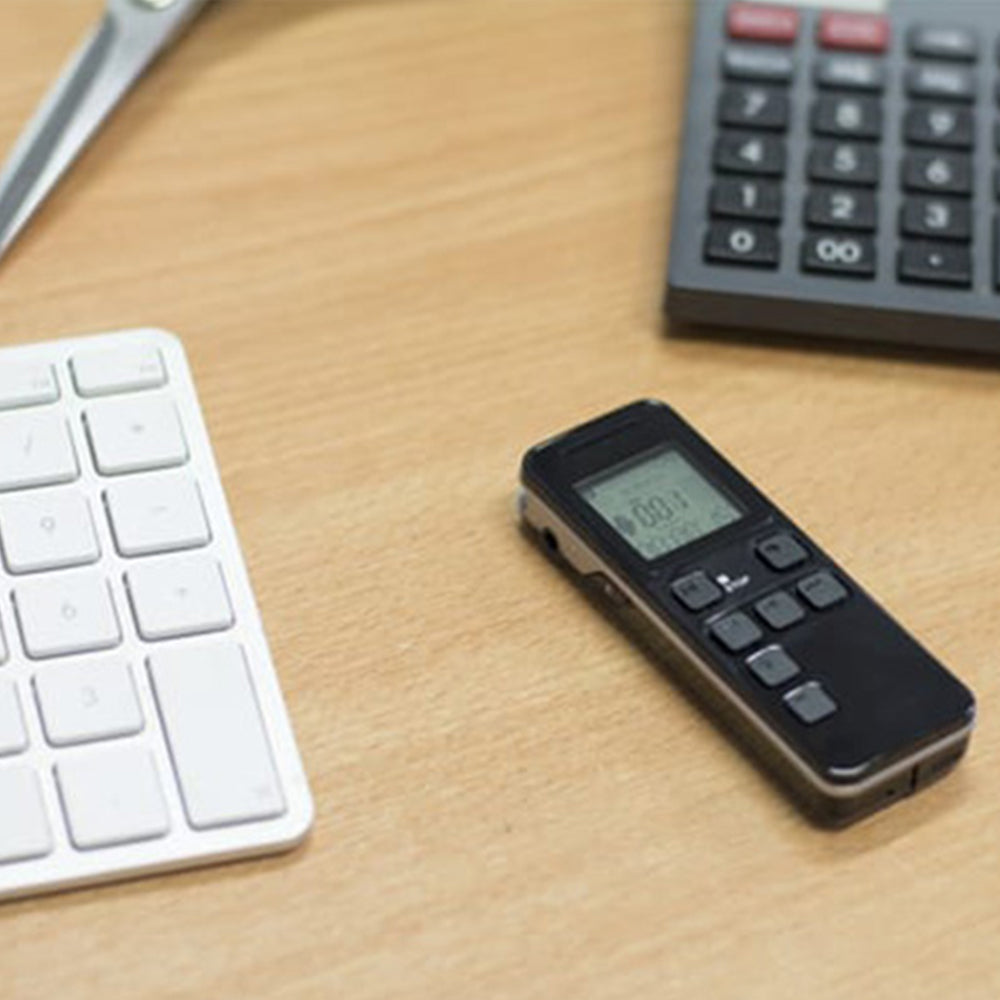 Password Protected Interview Recorder in use