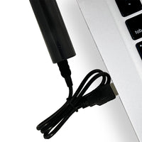 Powerbank Audio Recorder plugged into computer usb