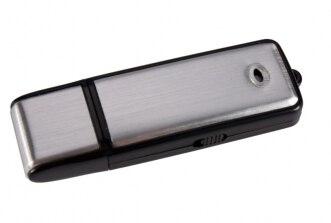 USB1400 USB Flash Drive Audio Recorder With Cap On