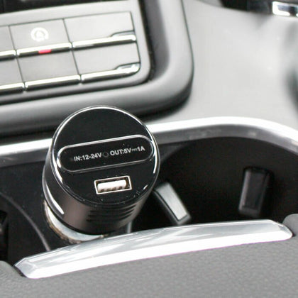 HD Car Charger Hidden Camera with Night Vision Plugged Into A Cigarette Lighter Port