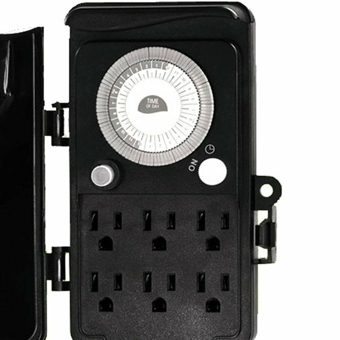 SC95304K 4K Spy Camera Outdoor Power Strip Inside View