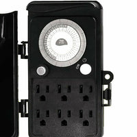 SC95304K 4K Spy Camera Outdoor Power Strip Inside View