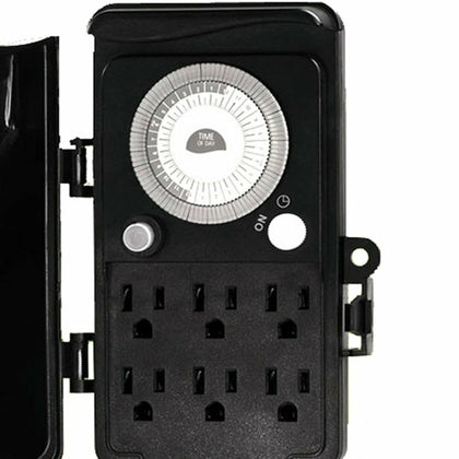 SC95304K 4K Spy Camera Outdoor Power Strip Inside View