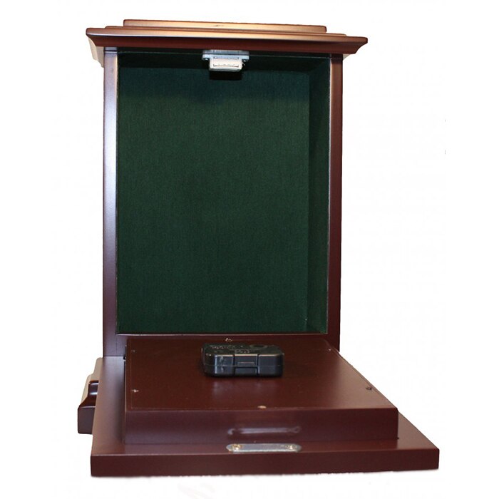 SC93604K 4K Hidden Camera Rectangle Clock Inside View