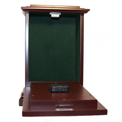 SC93604K 4K Hidden Camera Rectangle Clock Inside View