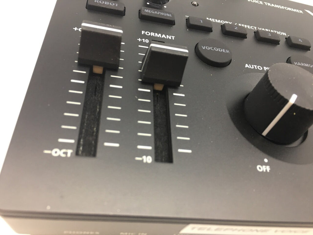 TVT Professional Telephone Voice Changer Pitch and Format Levers