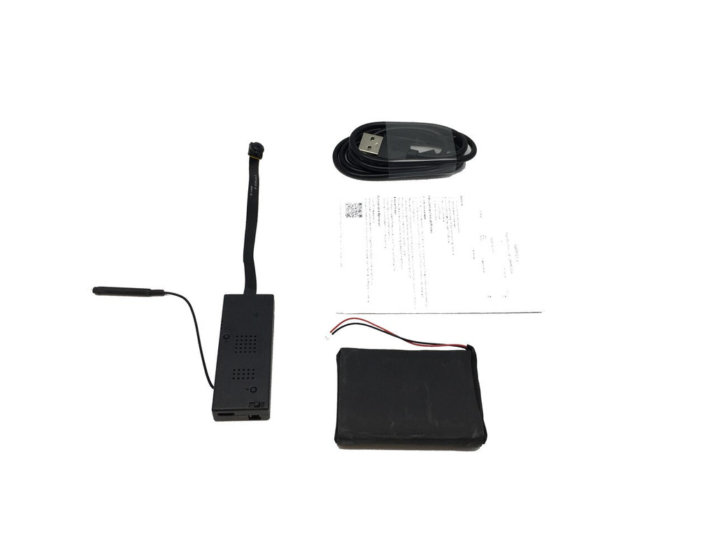 DIY120 Camera, DVR, Battery, USB Cable and Manual