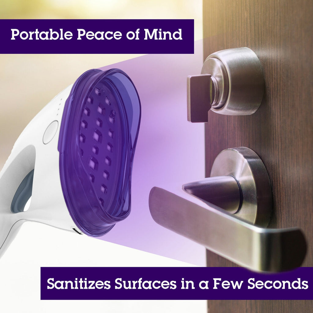 UVSANITIZER Sanitizing a Door Handle