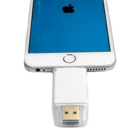 VSCR301 Memory Card Reader Dual Storage iOS Android PC iPhone Connected Lightning Connection