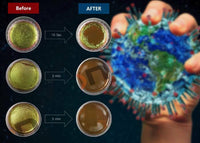 UVSANITIZER Virus Before and After