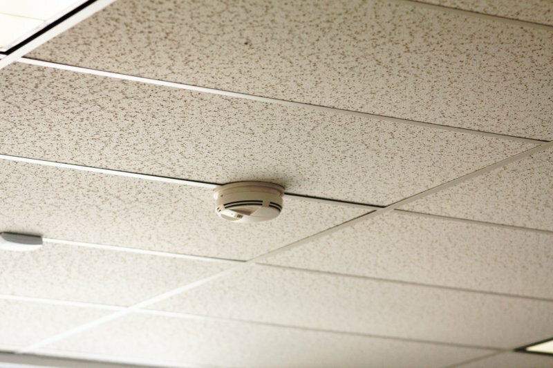 SC97104K Night Vision [Side View] Smoke Detector 4K Hidden Camera DVR [A/C Powered] On Ceiling