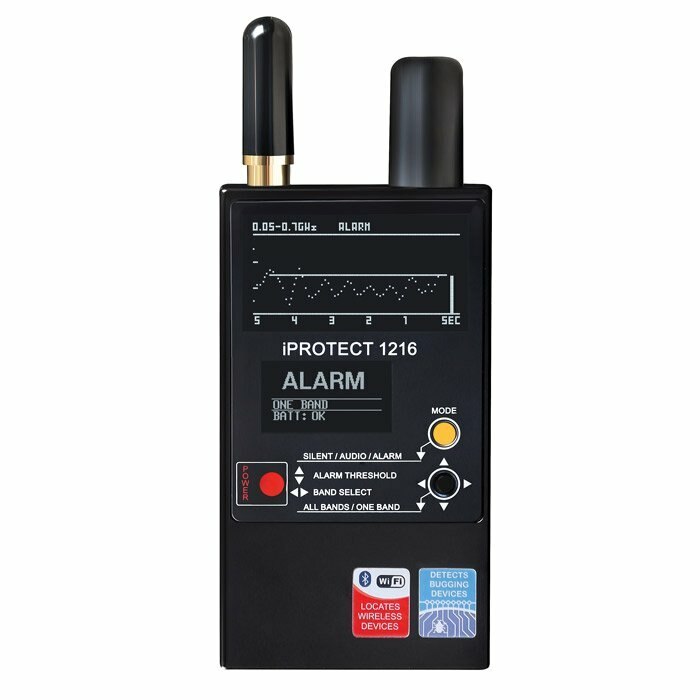 DD2000 DD1216 iProtect 3-Band RF Detector