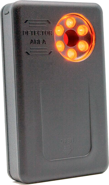 RD-30 Lawmate™ RF Transmitter Bug Detector and Hidden Camera Finder Showing Lens Detector