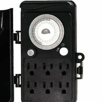 SGPWS Power Outlet Outdoor Hidden Camera w/ WiFi Timer
