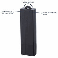 USB-VR1435 25 Day Battery USB Voice Recorder Mode Switch