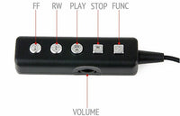 D1300 Ultimate Secret Agent Pen Voice Recorder Control Diagram