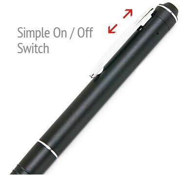 Small Hidden Voice Activated Audio Recorder Pen – 72H Recording, MP3 Player, Dictaphone