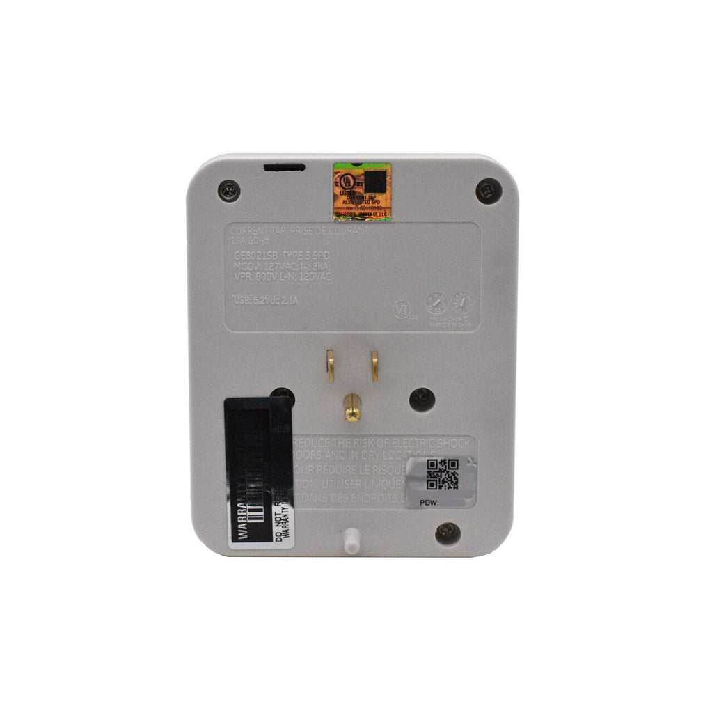 SGWOW Wall Outlet 4K Hidden Camera WiFi Back View