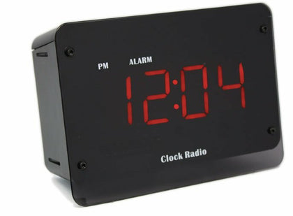 SGALMC Night Vision HD Clock Radio Hidden Camera w/ WiFi, and Remote Video Access Front View