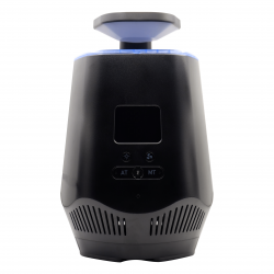 electric fly trap hidden camera — angled view