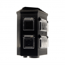 ground-stake outlet camera — mobile app view