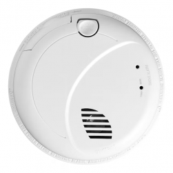 functional smoke detector hidden camera — angled view