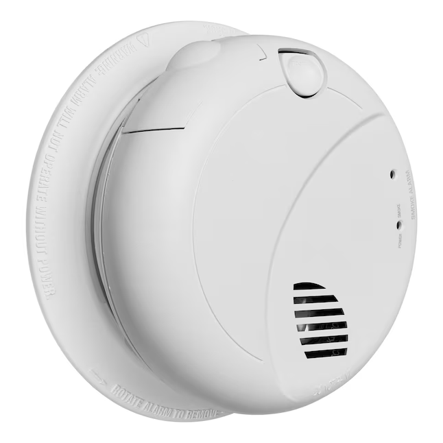 functional smoke detector camera — in use