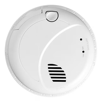 ceiling-mount smoke detector hidden camera — front view