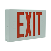 commercial exit sign camera — in use