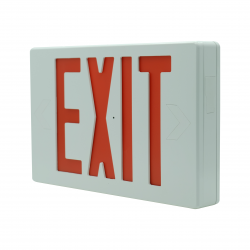 commercial exit sign camera — size reference