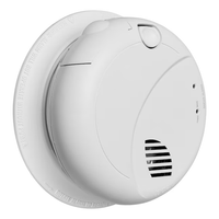 4G smoke detector hidden camera with 4K streaming - side view