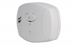 carbon-monoxide detector camera — side profile