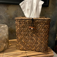 4G tissue box hidden camera with 4K streaming - side view