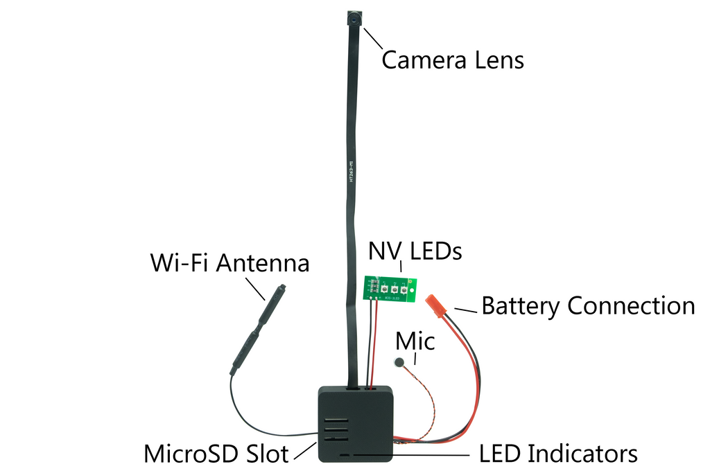 Night Vision DIY Wi-Fi Camera Kit