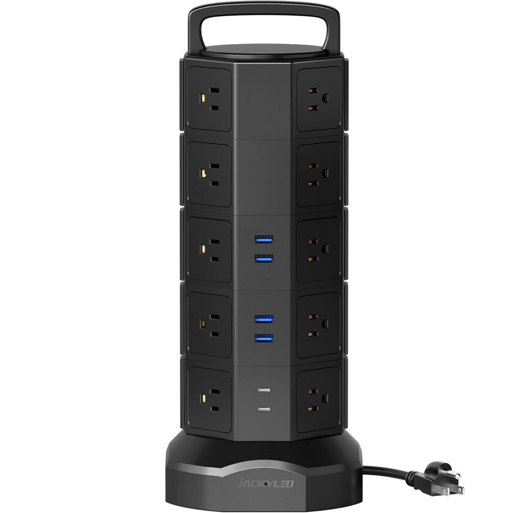 power strip hidden camera — front view