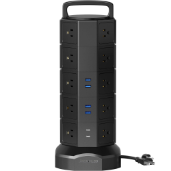 power strip hidden camera — angled view
