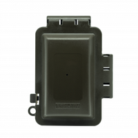 wall-outlet cover plate camera — detail close-up