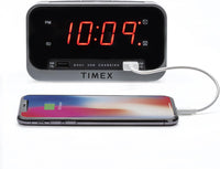 4G desk clock hidden camera with 4K streaming - front view