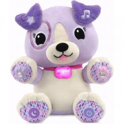 plush stuffed dog Security Camera — angled view