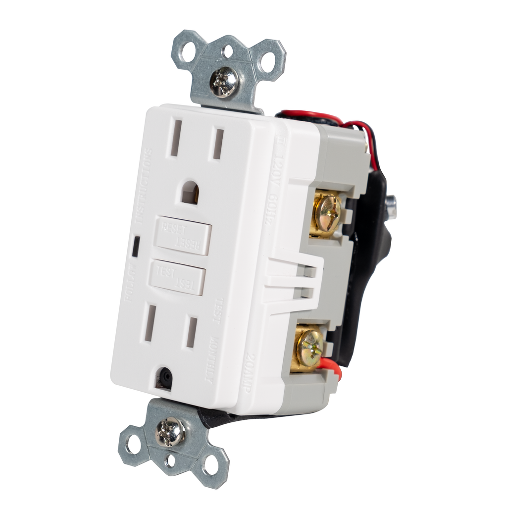GFCI outlet camera — in use