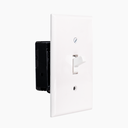 wall light switch Security Camera — front view
