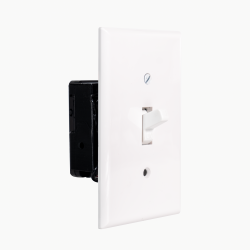 wall light switch camera — detail close-up
