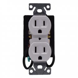 wall outlet receptacle hidden camera — angled view