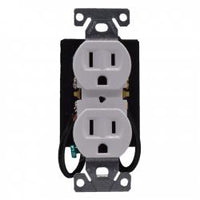 wall outlet receptacle hidden camera — angled view