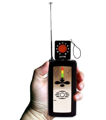 All-in-1 sweep kit handheld with antenna and clip-on lens finder
