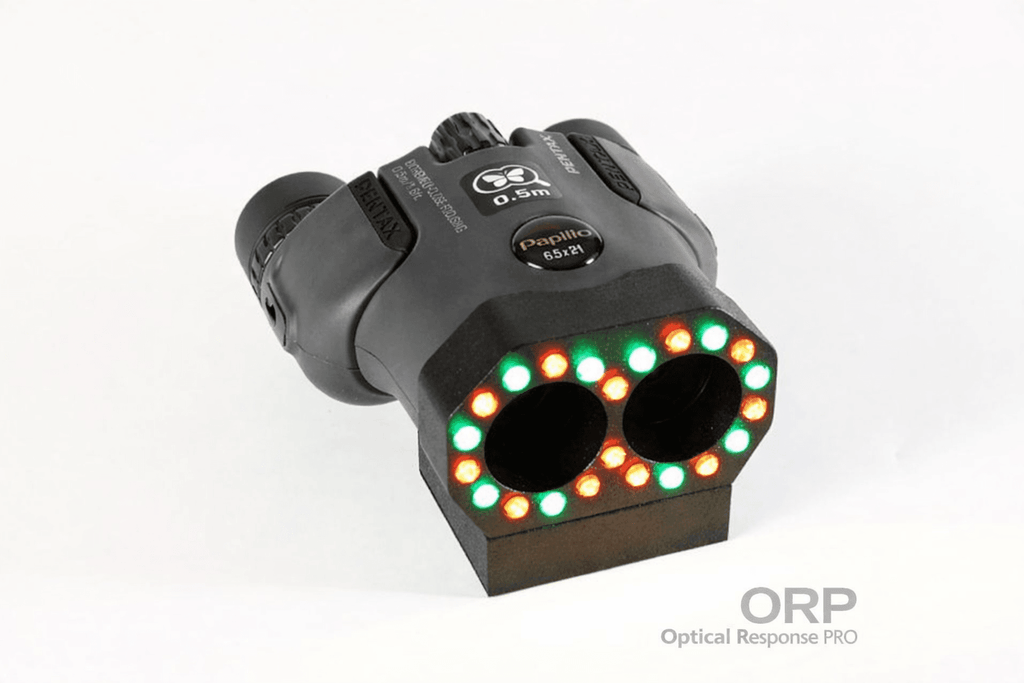 Optical Response PRO with RGB LED rings illuminated