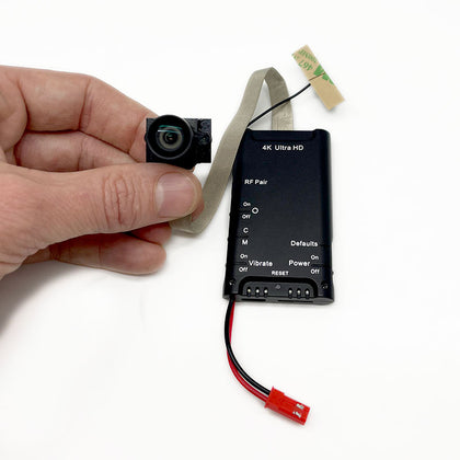 Lawmate PV-DY40UWW wide-angle 4K DIY covert camera module held in hand