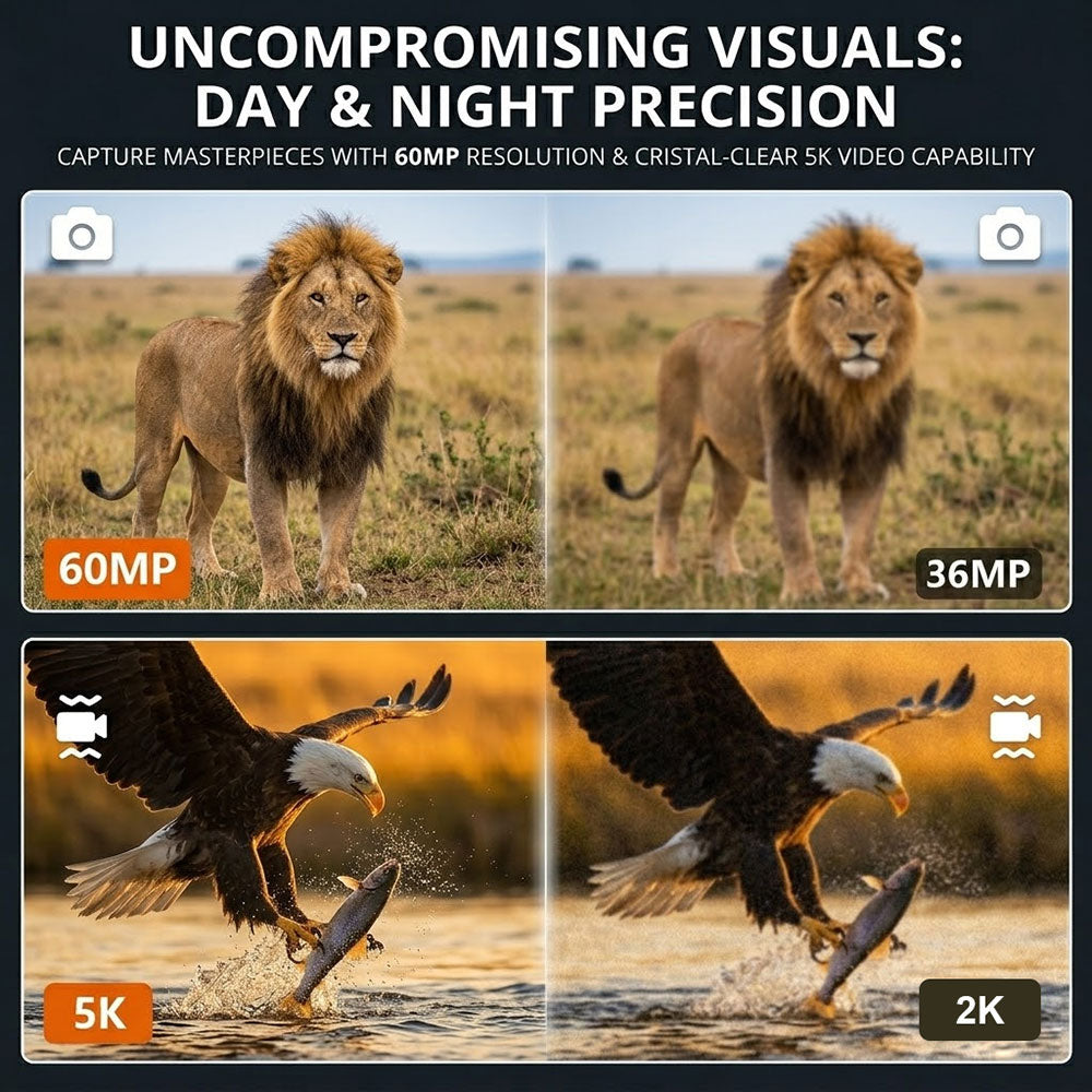 5K Thermal Night Vision Recording Binoculars - 5K clarity vs lower-resolution binocular DVRs