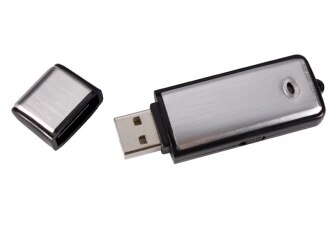 USB1400 USB Flash Drive Audio Recorder With Cap Off